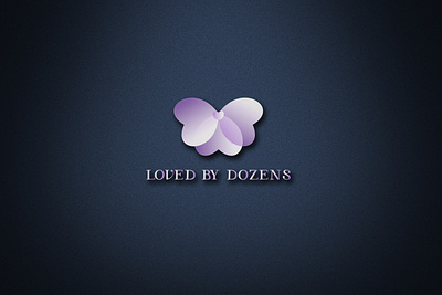 Loved By Dozens | Love + Butterfly best logo business logo corporate logo creative freelancer graphic design graphic designer logo logo design logo designer logo inspiration logo mark minimalist minimalistic modern logo professional retro top logos unique vintage