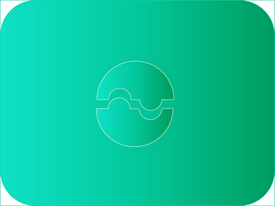 Abstract IM letter logo with puzzle set brand identity