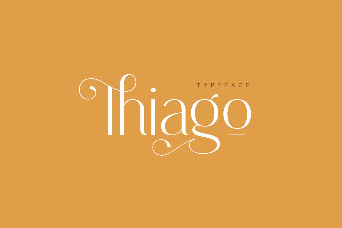 Thiego Font app branding design display display font font graphic design illustration logo serif typography ui ux vector