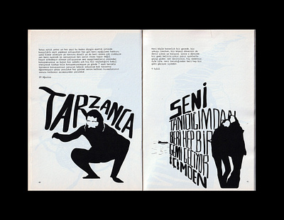 Seyyar Sesler 9 Fanzine editorial design fanzine graphic design illustration istanbul magazine poet story type typedesign typography underground