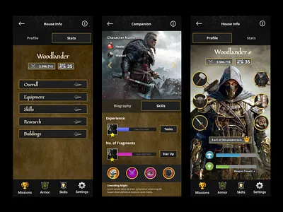 Mobile app Game UI UX (Faction) app game app ui app ui ux design game ui interaction design mobile app mobile app ui ux mobile game ui ui ux ui ux design