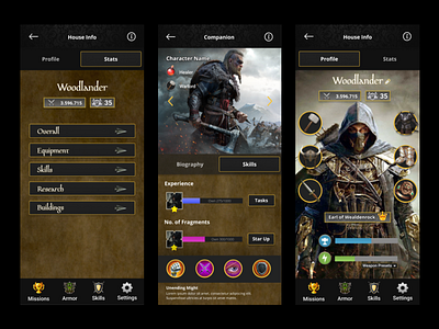 Mobile app Game UI UX (Faction) app game app ui app ui ux design game ui interaction design mobile app mobile app ui ux mobile game ui ui ux ui ux design