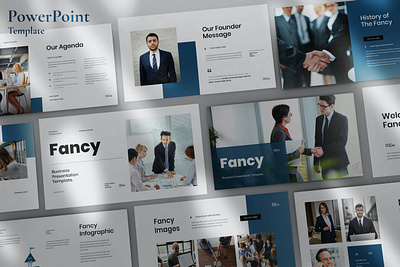 FANCY Multipurpose Template clean colorful company corporate fancy google slides keynote modern multipurpose multipurpose template photography pitch deck portfolio powerpoint studio template unique web design web development website