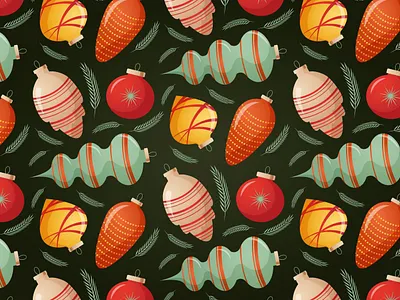 Christmas ball ornament pattern ball christmas color holiday marry christmas new year ornament winter