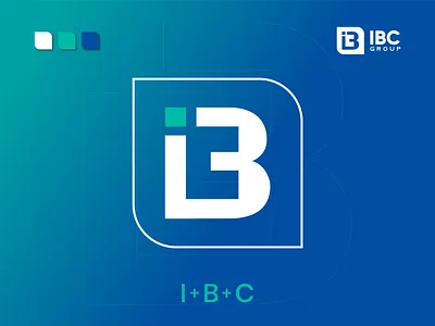 IBC Logomark abstract adobe illustrator brand identity branding business consulting design graphic design letter lettermark logo logo designer logo mark logodesign minimal negative space logo people vector