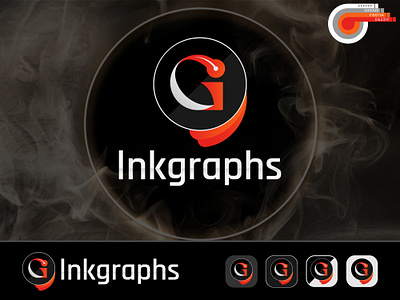 Graphics and Art Agency Logo ( i+G ) art logo branding design graph graphic design graphs icon illustration illustrator ink ink design inkgraphs letter g letter i logo logo design