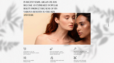 Skin Care e-commerce website - Landing branding cosmetics design e commerce graphic design illustration landing motion graphics oil shop skincare ui ux web