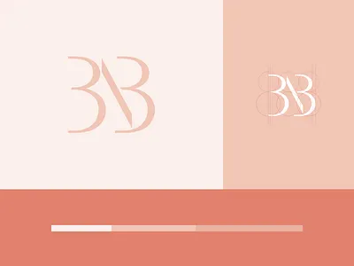 BnB bblogo bikinilogo blogo bralogo branding elegant faminelogo graphic design letterlogo logo minimal soft softpink woman