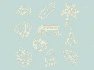 Ocean shot branding design graphic design icon illustration line logo packing procreate shot surf surfing vector