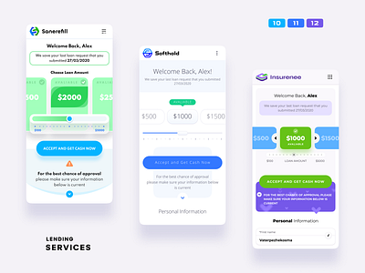 App Design app application clean form lender loan minimalistic money request simple ui ux web