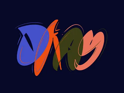 okay colors lettering letters okay procreate random