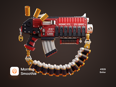 Bolter 3d 40k armor blender blender3d bolter bullet diorama grenade gun illustration isometric isometric illustration marine spacemarine war warhammer weapon wh40k