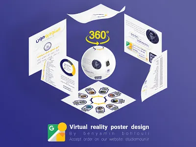Metaverse Poster / 360 Virtual Tour Poster Design 360 metaverse virtual tour poster design vr vr poster