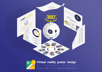 Metaverse Poster / 360 Virtual Tour Poster Design 360 metaverse virtual tour poster design vr vr poster