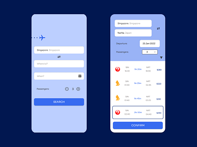 Flight Search - Daily UI 068 daily ui daily ui 068 dailyui dailyui006 day 068 flight flight search ui ux web design