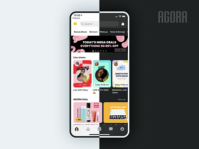 The new AGORA App agora app design ui ux