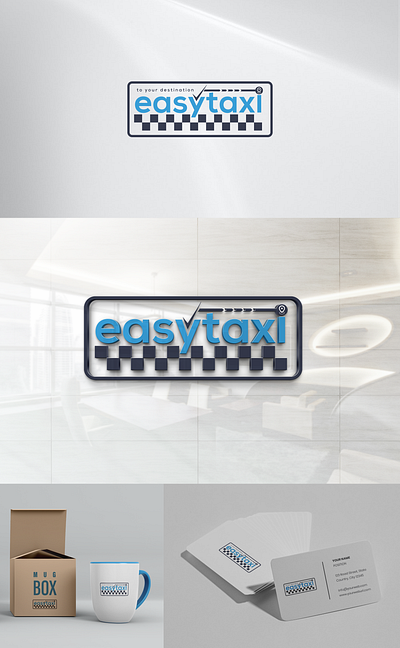 EasyTaxi logo Concept branding design logo minimal