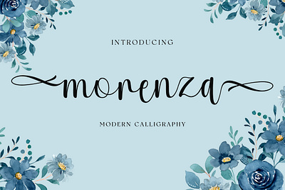 morenza script banner