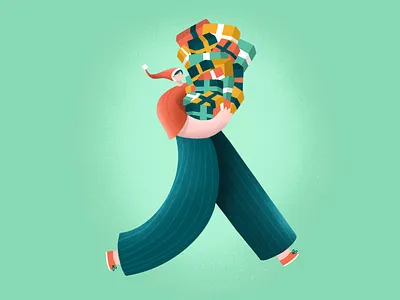 Christmas presents christmas graphicdesign illustration ipad presents procreate