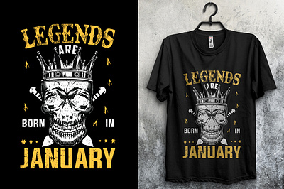 Legend are born in January. are born birth month birthday t shirt january january t shirt legend legends legends are legends are born t shirt t shirt design t shirt design t shirts typography