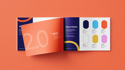 Colourful Brand Guidelines brand brand guidelines branding brochure cmyk colours design document editorial graphic design guides identity logo print