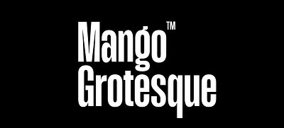 New Release: Mango Grotesque branding design free font free typeface logo minimalistic typography ui