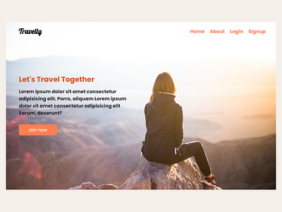 Traveling Home Landing page graphic design landingpage ui