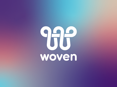 Woven 34 bounce cha t challenge daily dailylogo dailylogochallenge day design graphic design line logo logomark media monogram one social w weave woven