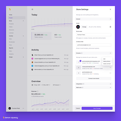 Custom Domains chart clean clean ui domain domains ecommerce ecommerce app ecommerce design ecommerce shop minimal minimalist shopping shopping app stats subdomain ui ux