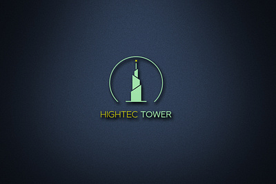 Hightec Tower business logo corporate creative custom logo graphic design graphic designer logo logo design logo designer minimalist minimalistic modern logo professional realestate logo retro top designer top logo trendy typography unique