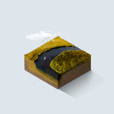 LandSlice_04 archietcure building cleandesign design digital land digitalart digitalartwork graphic design illustration minimal