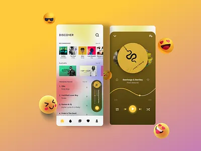 CHIZONE | MUSIC PLAYER APP CONCEPT app design minimalism ui ui design ux ux design web design