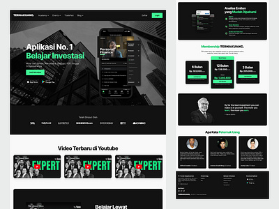Ternak Uang Landing Page Redesign app app design design landingpage landingpagedesign ternakuang ui uidesign uiux ux uxdesign webdesign websitedesign