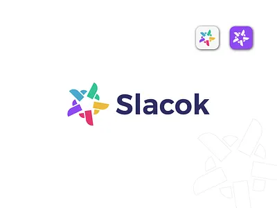 slacok Logo Mark abstract logo branding creative logob graphic design logo logo branding logo design business logo identity brand design logo mark logofolio logos modern logos slacok logo mark