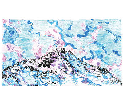 sierra cordillerana illustration nature