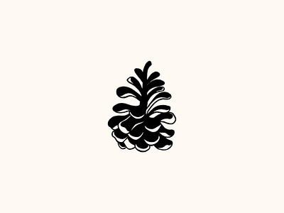 Pine Cone branding brushpen christmas christmasdecoration cottagecore flatillustration foraging forest illustration lineart logo minimaldesign minimalillustration minimalpinecone monochrome pinecone procreate retrosupply winter winterholidays