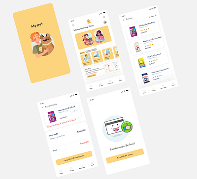 My.pet animal design pet ui ux