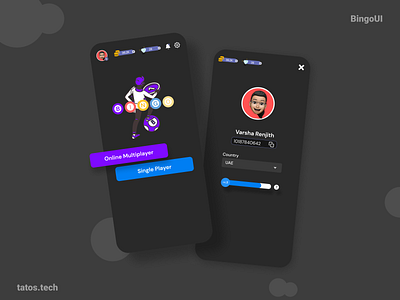 Bingo Ui graphic design ui