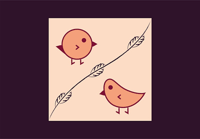 Chicken and Bird design illustration