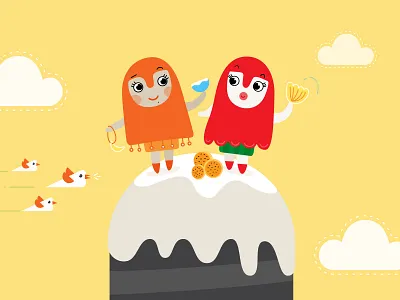 Bandi Game- Sample frames character flat design game design illustration illustrator vector