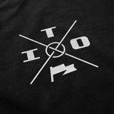 THIS IS OUTDOOR apparel badge bold branding clean clothing designer icon merch mockup modern shirt simple tee
