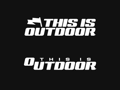 THIS IS OUTDOOR apparel branding bundle clean collection cool logos merch modern nature outdoor outdoors pack rei set sports sporty vanguard