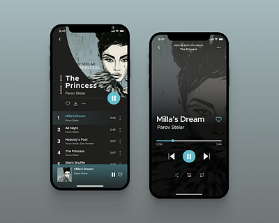 Daily UI #009 - Music Player Screen dailyui design ui