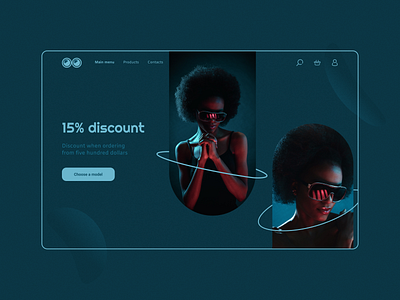 Okoret branding design desktop figma graphic design interface logo minimorphism onlinestore shop site store sun sunglasses ui ux uxui web webdesign website