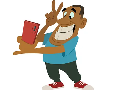Cheese affinity designer cartoon character illustration ipad vector