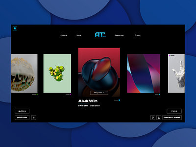 AT'shop web design ... art black blue bluenft branding design illustration logo nft nft shop nftart nftdesign retro trending ui web webdesign websait