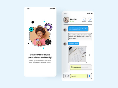 Messaging App UI app design app ui chat chat app chat bot chatting direct messaging ios app message messaging messaging app messenger messenger app mobile app mobile app design social media social media app talk ui design user interface