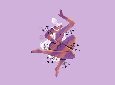 #1 Sweetness aesthetic art beauty body character character design colorful design digital flat girl illustration illustrator naked nice procreate sweet textured woman