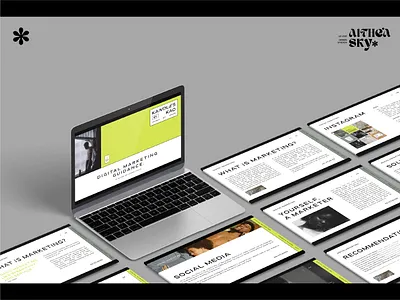 Personalised Digital Marketing Presentation althea sky bold brand strategy branding branding agency deck design design design agency design studio digital marketing female designer logo logo design marketing presentation marketing strategy presentation presentation design