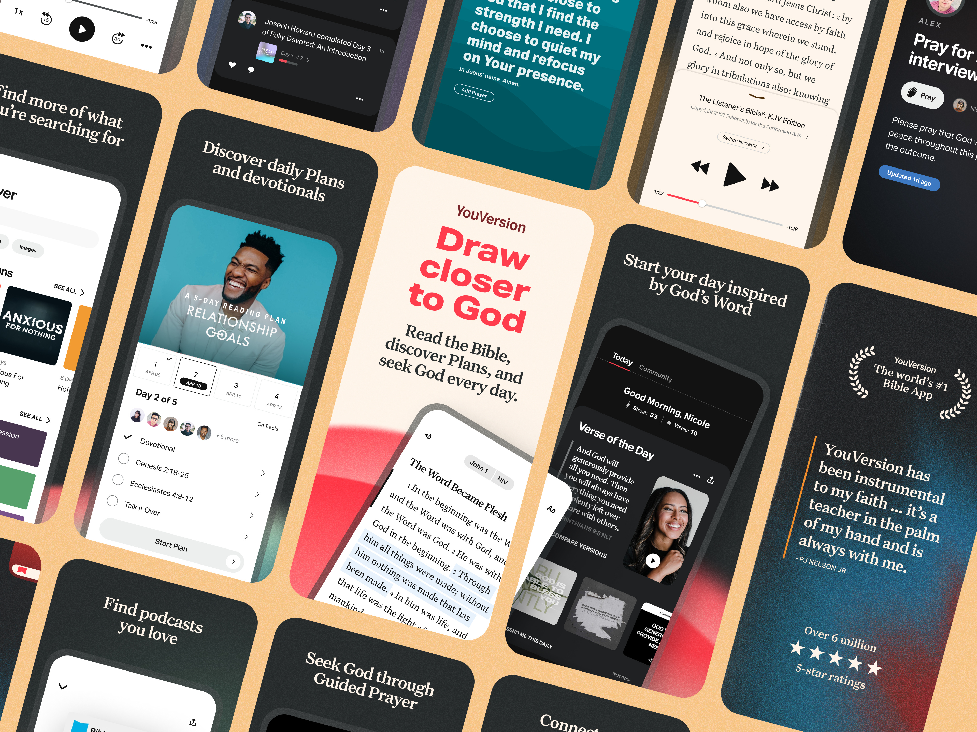 Example of YouVersion App Store Refresh